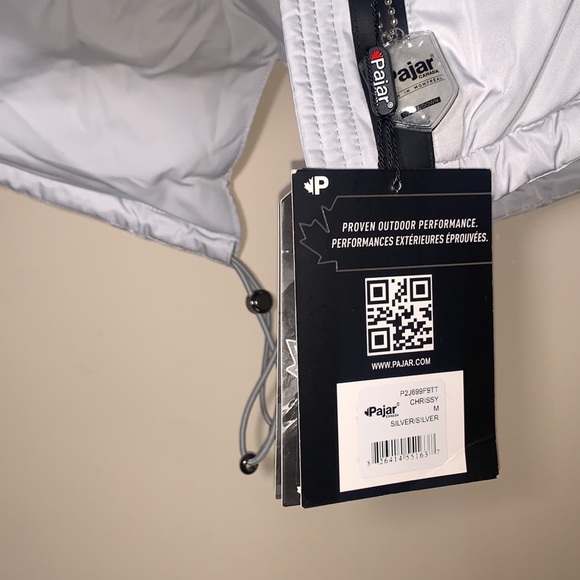 NWT PAJAR Fox Fur Puffer Coat - Picture 6 of 8